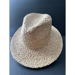 Will + Bear Sawyer Straw Rafia Hat River Sand Wide Brim Unisex Large Beach